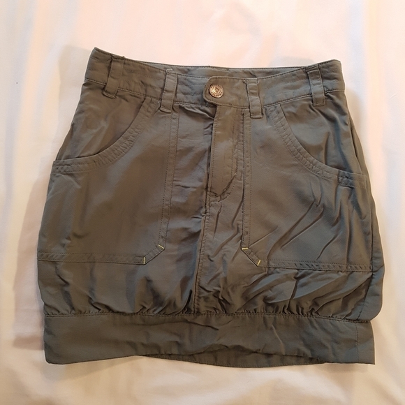 Columbia girls size 7-8 skirt with modesty shorts under green - Picture 1 of 8